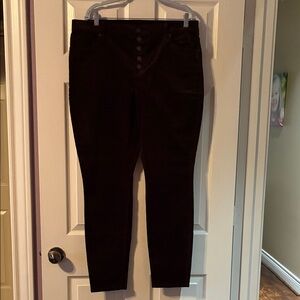 CAbi Chocolate Brown skinny cords - never worn!!!